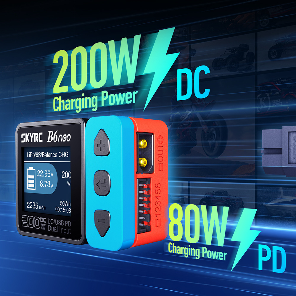 Cargador inteligente SkyRC B6  - Skyrc B6 Neo Smart Charger reseña y precio